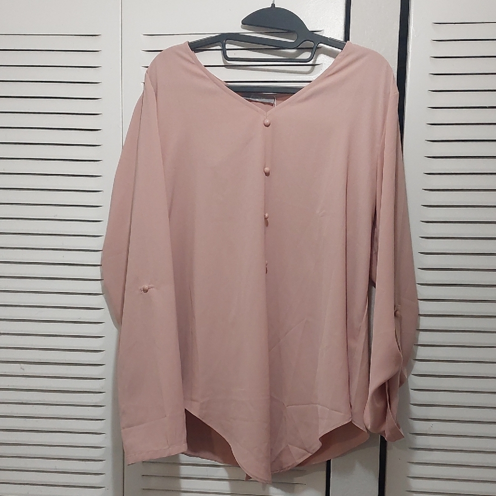 Elegant Pink Women's Top